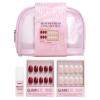 imageGlamnetic Press On Nails  Fan Faves Press On Gift Set  Two TopSelling Nails in Cherry Glaze ampamp MaDamn BrushOn Nail Glue and Travel Pouch Included  Compact Perfect for Holiday Gifting