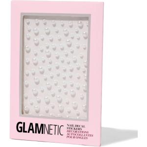 imageGlamnetic Nail Stickers for Nail Art  Pearlfect  3D Pearl Adhesive Nail Decals Customizable  120 Gems Per Sticker Sheet 4 SizesPearlfect