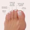 imageGlamnetic Press On Toenails  Cherry Glaze  Bright Red Fake Toe Nails with a Glazed Finish  16 Sizes  32 Toe Nail Kit with Glue1MaDamn