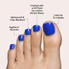 imageGlamnetic Press On Toenails  Cherry Glaze  Bright Red Fake Toe Nails with a Glazed Finish  16 Sizes  32 Toe Nail Kit with Glue3Cobalt Blue