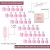 imageGlamnetic Press On Toenails  Cherry Glaze  Bright Red Fake Toe Nails with a Glazed Finish  16 Sizes  32 Toe Nail Kit with Glue4Think Pink