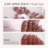 imageGlamnetic Press On Toenails  Cherry Glaze  Bright Red Fake Toe Nails with a Glazed Finish  16 Sizes  32 Toe Nail Kit with Glue5The Vow