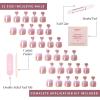 imageGlamnetic Press On Toenails  Cherry Glaze  Bright Red Fake Toe Nails with a Glazed Finish  16 Sizes  32 Toe Nail Kit with GlueFiancd