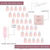 imageGlamnetic x Hello Kitty and Friends Press On Nails  Cinnamoroll Cloud  Pale Blue 3D Cloud Graphic Nails in a Velvet Finish  15 Sizes  30 Nail Kit with GlueCinnamoroll French Tip