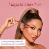 imageGlamnetic Felt Tip Magnetic Eyeliner Pen  Brown 0025 fl oz  Brown Smudgeproof ampamp Waterproof Eyeliner Pen AllDay Hold for Magnetic Eyelashes QuickDrying ParabenFree