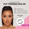 imageGlamnetic Magnetic Eyelashes Lash Kit  Virgo  Magnetic Eyeliner Pen Lashes Pack Dramatic Long Eyelash Kit Reusable up to 60 times  1 pair  liner