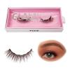 imageGlamnetic Magnetic Eyelashes  Pixie  Brown Lashes Short Magnetic Lashes 60 Wears Reusable Natural Eyelashes Cat Eye flared Natural Look Brown Eyelash  1 Pair