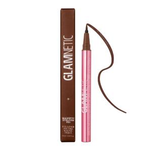 imageGlamnetic Felt Tip Magnetic Eyeliner Pen  Brown 0025 fl oz  Brown Smudgeproof ampamp Waterproof Eyeliner Pen AllDay Hold for Magnetic Eyelashes QuickDrying ParabenFree