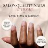 imageGlamnetic x GLAMZILLA Press On Nails  ALWAYS ampamp FOREVER  Short Almond French Tip Fake Nails with 3D Pearls Reusable Wedding Nails  15 Sizes  30 Nail Kit with Glue8ALWAYS  FOREVER