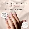 imageGlamnetic x GLAMZILLA Press On Nails  ALWAYS ampamp FOREVER  Short Almond French Tip Fake Nails with 3D Pearls Reusable Wedding Nails  15 Sizes  30 Nail Kit with Glue7NO IN BETWEEN
