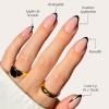 imageGlamnetic x GLAMZILLA Press On Nails  ALWAYS ampamp FOREVER  Short Almond French Tip Fake Nails with 3D Pearls Reusable Wedding Nails  15 Sizes  30 Nail Kit with Glue7NO IN BETWEEN
