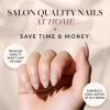 imageGlamnetic x GLAMZILLA Press On Nails  ALWAYS ampamp FOREVER  Short Almond French Tip Fake Nails with 3D Pearls Reusable Wedding Nails  15 Sizes  30 Nail Kit with Glue2NOT YOUR CINDERELLA