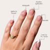 imageGlamnetic x GLAMZILLA Press On Nails  ALWAYS ampamp FOREVER  Short Almond French Tip Fake Nails with 3D Pearls Reusable Wedding Nails  15 Sizes  30 Nail Kit with Glue8ALWAYS  FOREVER