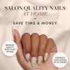 imageGlamnetic x Hello Kitty and Friends Press On Nails  Hello Kitty  Short Oval Red Graphic Fake Nails in a Velvet Finish  15 Sizes  30 Nail Kit with GlueKeroppi 2022