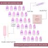 imageGlamnetic x Hello Kitty and Friends Press On Nails  Hello Kitty  Short Oval Red Graphic Fake Nails in a Velvet Finish  15 Sizes  30 Nail Kit with GlueKuromi 2024