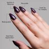 imageGlamnetic Press On Nails  Pumpkin Patch  Short Oval Fake Nails with a Velvet Finish Salon Quality Halloween Nails  15 Sizes  30 Nail Kit with GlueBurgundy Chrome