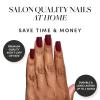 imageGlamnetic Press On Nails  Pumpkin Patch  Short Oval Fake Nails with a Velvet Finish Salon Quality Halloween Nails  15 Sizes  30 Nail Kit with GlueCherry Mocha