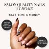 imageGlamnetic Press On Nails  Pumpkin Patch  Short Oval Fake Nails with a Velvet Finish Salon Quality Halloween Nails  15 Sizes  30 Nail Kit with GlueGhosted