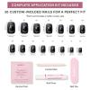 imageGlamnetic Press On Nails  Pumpkin Patch  Short Oval Fake Nails with a Velvet Finish Salon Quality Halloween Nails  15 Sizes  30 Nail Kit with GlueMidnight Romance