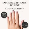 imageGlamnetic Press On Nails  Pumpkin Patch  Short Oval Fake Nails with a Velvet Finish Salon Quality Halloween Nails  15 Sizes  30 Nail Kit with GlueTiny Pumpkin