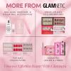 imageGlamnetic Press On Nails  Mrs  Short Almond Fake Nails with French Tips and Glossy Glazed Finish Salon Quality  15 Sizes  30 Nail Kit with GluePistachio Creme