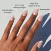 imageGlamnetic Press On Nails  Oat Milk  Medium Coffin White Fake Nails Salon Quality Milky Nails  15 Sizes  30 Nail Kit with Glue2D  Pearl Glaze