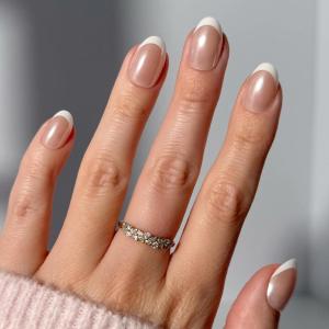 imageGlamnetic Press On Nails  Oat Milk  Medium Coffin White Fake Nails Salon Quality Milky Nails  15 Sizes  30 Nail Kit with Glue2B  Pearlfect