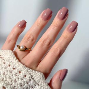 imageGlamnetic Press On Nails  Oat Milk  Medium Coffin White Fake Nails Salon Quality Milky Nails  15 Sizes  30 Nail Kit with Glue4B  Mauve On