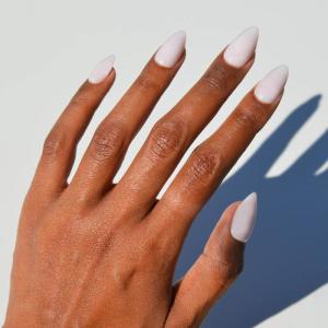 imageGlamnetic Press On Nails  Oat Milk  Medium Coffin White Fake Nails Salon Quality Milky Nails  15 Sizes  30 Nail Kit with Glue5E  Sugar Doll