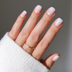 imageGlamnetic Press On Nails  Oat Milk  Medium Coffin White Fake Nails Salon Quality Milky Nails  15 Sizes  30 Nail Kit with Glue7A  Soft Whip