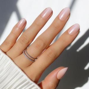 imageGlamnetic Press On Nails  Oat Milk  Medium Coffin White Fake Nails Salon Quality Milky Nails  15 Sizes  30 Nail Kit with Glue7B  Crystal Glaze