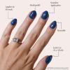 imageGlamnetic Press On Nails x Harry Potter  Rowena Ravenclaw  Short Oval Fake Nails with Velvet Gradient Tips ampamp Rose Gold Graphic Salon Quality Officially Licensed  15 Sizes  30 Nail Kit with GlueLuna Lovegood