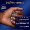 imageGlamnetic Press On Nails x Harry Potter  Rowena Ravenclaw  Short Oval Fake Nails with Velvet Gradient Tips ampamp Rose Gold Graphic Salon Quality Officially Licensed  15 Sizes  30 Nail Kit with Glue6  Lumos