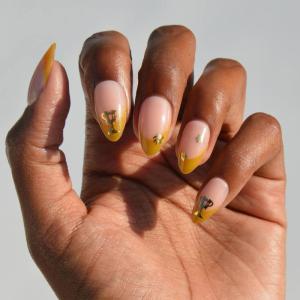 imageGlamnetic Press On Nails x Harry Potter  Rowena Ravenclaw  Short Oval Fake Nails with Velvet Gradient Tips ampamp Rose Gold Graphic Salon Quality Officially Licensed  15 Sizes  30 Nail Kit with Glue7  Helga Hufflepuff