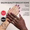 image:imageGlamnetic Press On Nails  Jam Drizzle  Short Almond Fake Nails in Deep Purple with HighShine Glazed Finish Salon Quality  15 Sizes  30 Nail Kit with Glue9  Jam Drizzle
