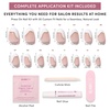 image:imageGlamnetic Press On Nails  Brown Short Almond Fake Nails with a Velvet Finish  Salon Quality  Summer Nails  Sicilian Sun 15 Sizes  30 Nail Kit with GlueFrench Muse