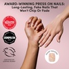 image:imageGlamnetic Press On Nails  Brown Short Almond Fake Nails with a Velvet Finish  Salon Quality  Summer Nails  Sicilian Sun 15 Sizes  30 Nail Kit with GlueLimonata
