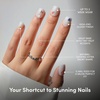 image:imageGlamnetic Press On Nails  Brown Short Almond Fake Nails with a Velvet Finish  Salon Quality  Summer Nails  Sicilian Sun 15 Sizes  30 Nail Kit with GlueSweet Picks