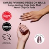 image:imageGlamnetic Press On Nails  Brown Short Almond Fake Nails with a Velvet Finish  Salon Quality  Summer Nails  Sicilian Sun 15 Sizes  30 Nail Kit with GlueEspresso Glow