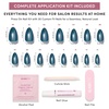 image:imageGlamnetic Press On Nails  Brown Short Almond Fake Nails with a Velvet Finish  Salon Quality  Summer Nails  Sicilian Sun 15 Sizes  30 Nail Kit with GlueMidnight Teal