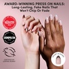 image:imageGlamnetic Press On Nails  Brown Short Almond Fake Nails with a Velvet Finish  Salon Quality  Summer Nails  Sicilian Sun 15 Sizes  30 Nail Kit with GluePolka In Positano