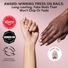 image:imageGlamnetic Press On Nails  Brown Short Almond Fake Nails with a Velvet Finish  Salon Quality  Summer Nails  Sicilian Sun 15 Sizes  30 Nail Kit with GlueMyko Muse