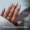 image:imageGlamnetic Press On Nails  Brown Short Almond Fake Nails with a Velvet Finish  Salon Quality  Summer Nails  Sicilian Sun 15 Sizes  30 Nail Kit with GlueAperitivo Hour