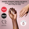 image:imageGlamnetic Press On Nails  Brown Short Almond Fake Nails with a Velvet Finish  Salon Quality  Summer Nails  Sicilian Sun 15 Sizes  30 Nail Kit with GlueAperitivo Hour