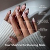 image:imageGlamnetic Press On Nails  Brown Short Almond Fake Nails with a Velvet Finish  Salon Quality  Summer Nails  Sicilian Sun 15 Sizes  30 Nail Kit with GluePolka In Positano