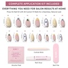 image:imageGlamnetic Press On Nails  Brown Short Almond Fake Nails with a Velvet Finish  Salon Quality  Summer Nails  Sicilian Sun 15 Sizes  30 Nail Kit with GlueAperitivo Hour