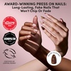 image:imageGlamnetic Press On Nails  Brown Short Almond Fake Nails with a Velvet Finish  Salon Quality  Summer Nails  Sicilian Sun 15 Sizes  30 Nail Kit with GlueSunbaked