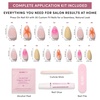 image:imageGlamnetic Press On Nails  Brown Short Almond Fake Nails with a Velvet Finish  Salon Quality  Summer Nails  Sicilian Sun 15 Sizes  30 Nail Kit with GlueSunset Tide