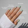 image:imageGlamnetic Press On Nails  Bluebelle  Short Almond Fake Nails with Pale Blue French Tips amp 3D Blueberry Accents on SemiSheer Base Glossy Finish Salon Quality  15 Sizes  30 Nail Kit with Glue7  Honeydewy