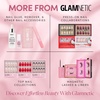 image:imageGlamnetic Press On Nails  Bluebelle  Short Almond Fake Nails with Pale Blue French Tips amp 3D Blueberry Accents on SemiSheer Base Glossy Finish Salon Quality  15 Sizes  30 Nail Kit with GlueSky Berry